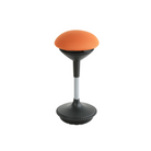 Sitool active chair in orange seat color.