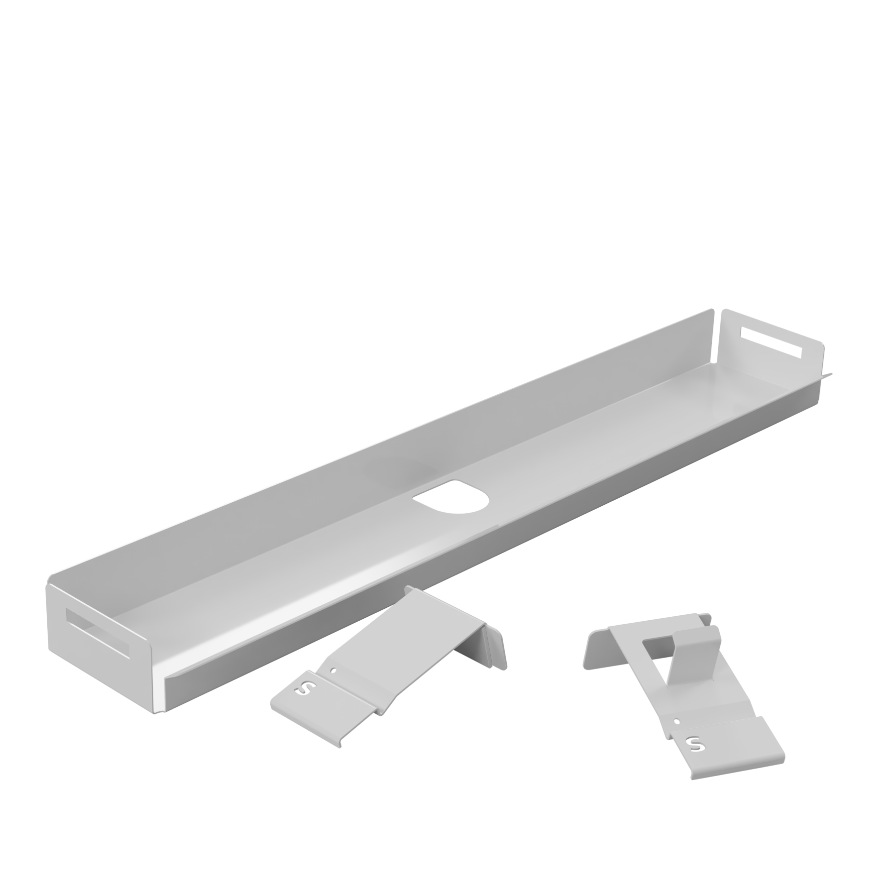 Parts of white SELKA BASKET storage unit