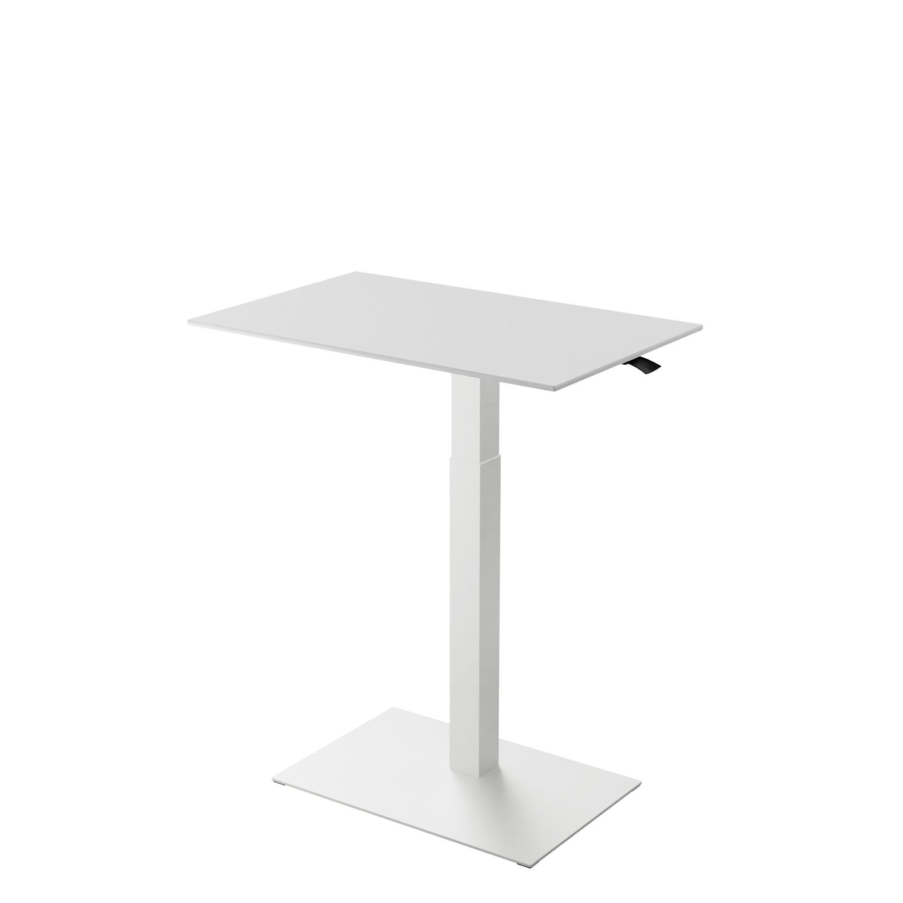 Height adjustable desk Mahtuva L White is good choice for remote workers by Selkastore