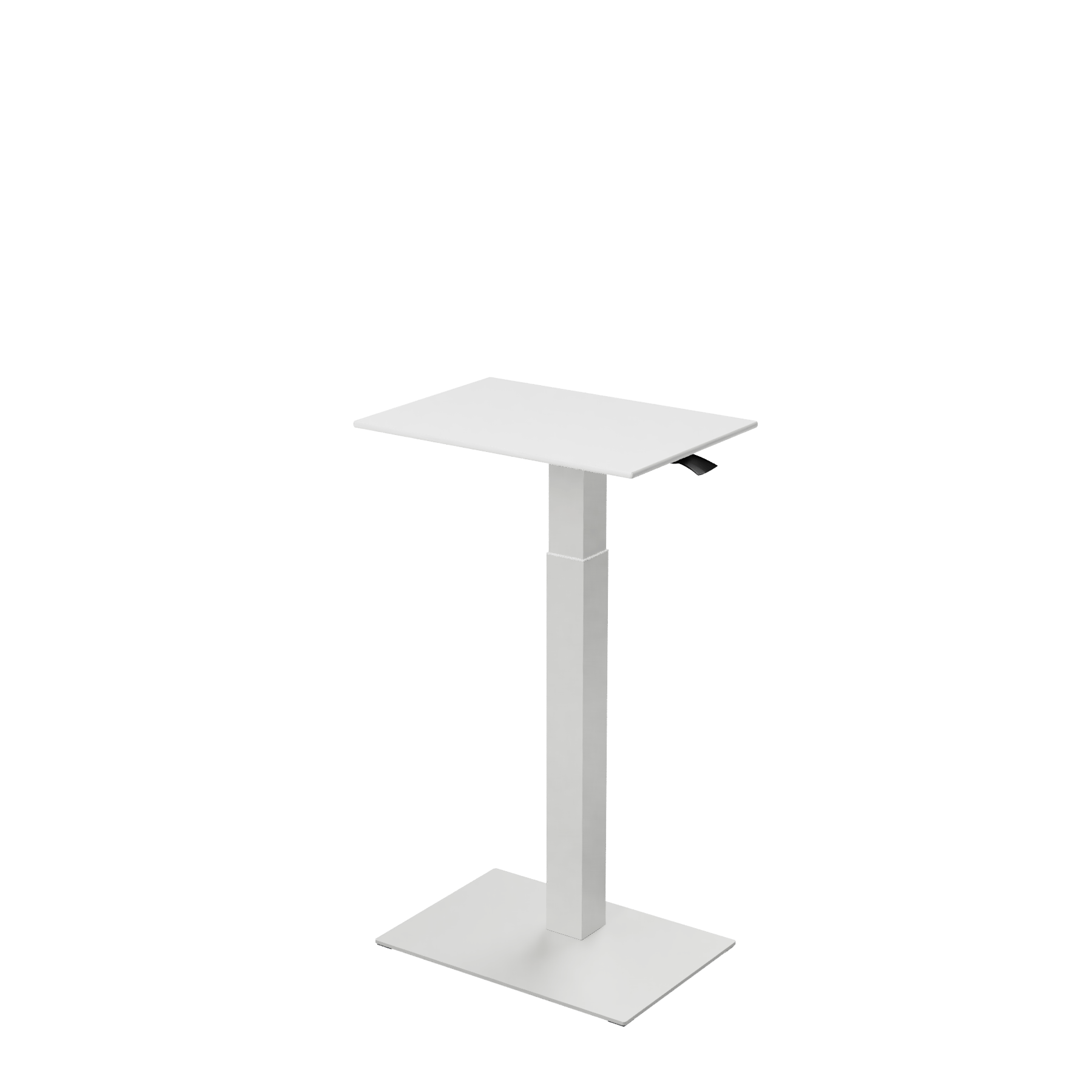 Height adjustable desk Mahtuva S White is good choice for remote workers by Selkastore