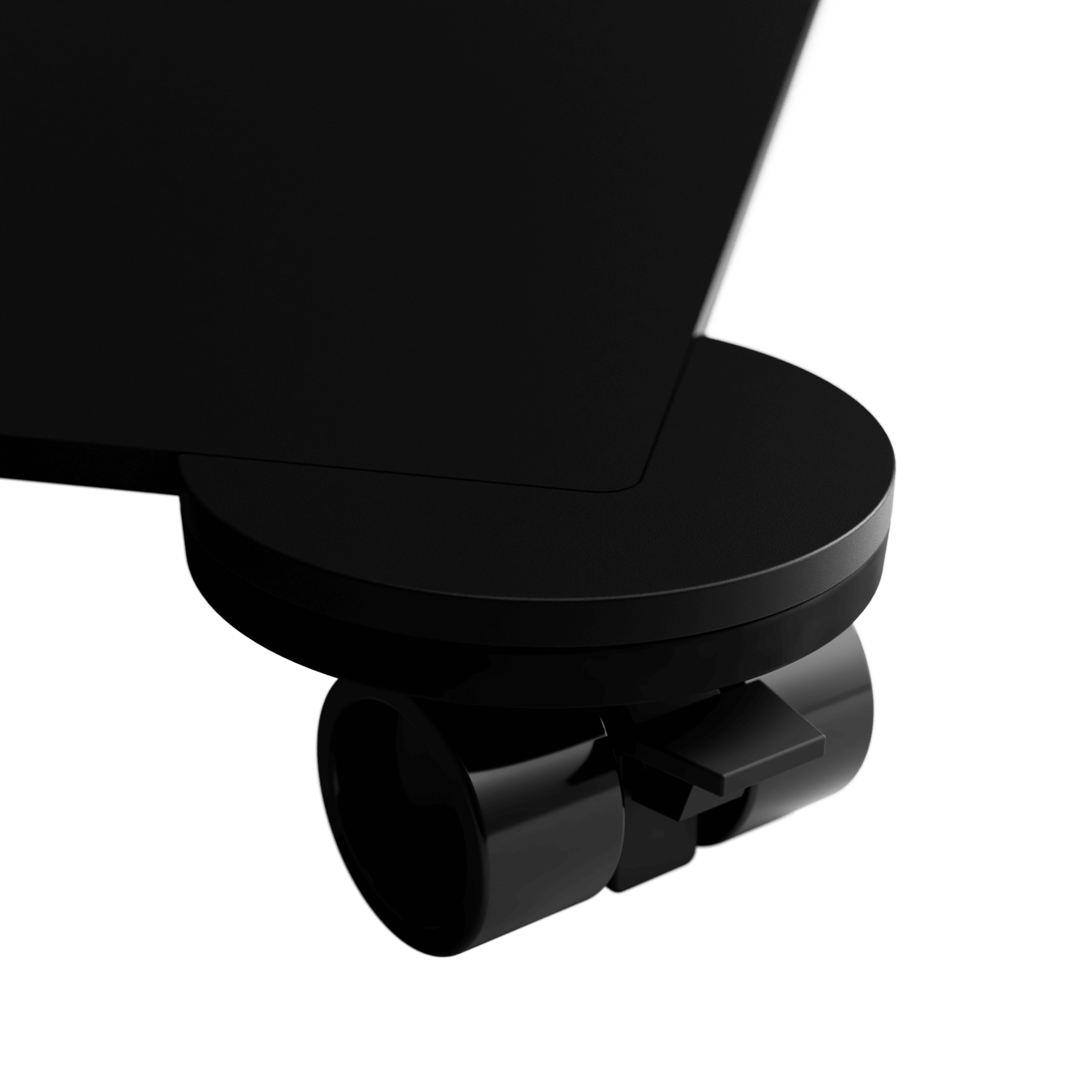 Move your MAHTUVA and ELECTRO tables more easily with wheels. Black wheel.